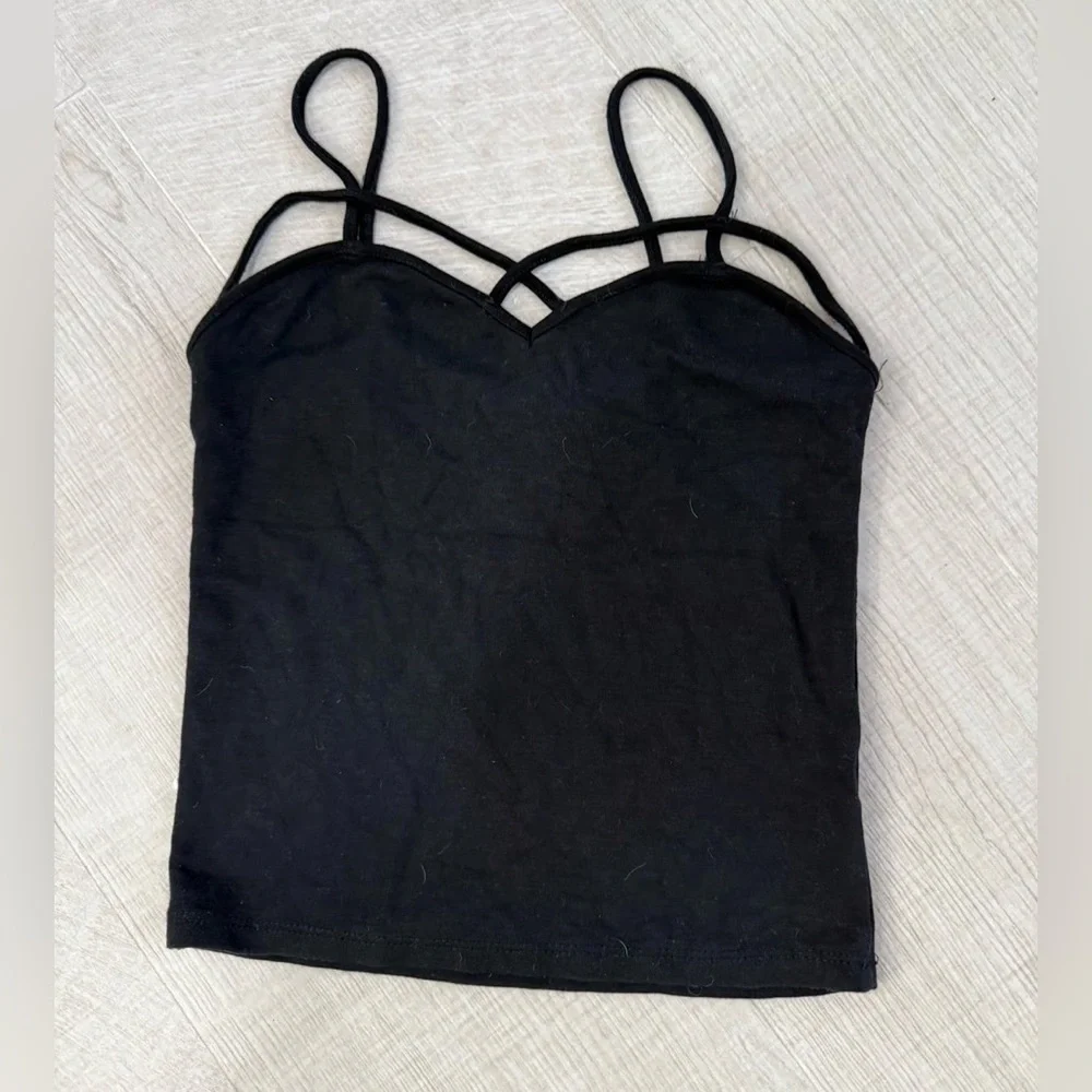 Brandy Melville Black Strappy Camisole - Picture 3 of 6